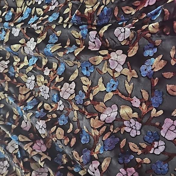 *NWT* Modcloth Dramatic Depths Velvet Burnout Style Dress - Picture 8 of 15